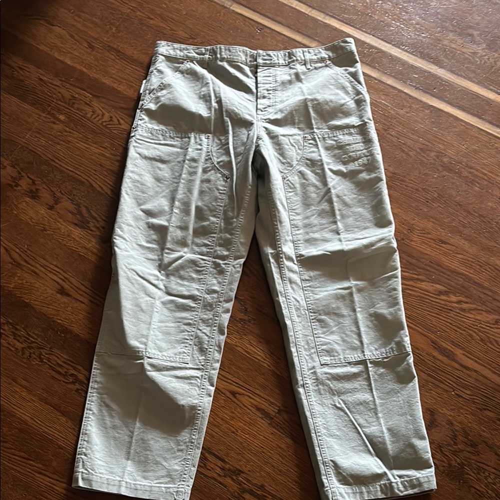 Dior Gray Cargo Pants with Utilitarian Style